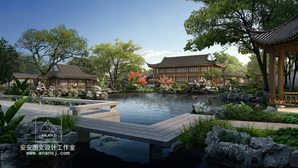 景觀園林效果圖中微地形的應用原則